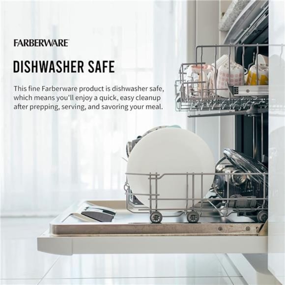 Large Cutting Board, Dishwasher- Safe Plastic Chopping Board, 11" by 14", White - Picture 7 of 7